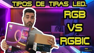 What types of LED strips can we find 💡? 🔴🟢🔵RGB | RGBW vs RGBIC | RGBWIC 🔴🟢🔵.