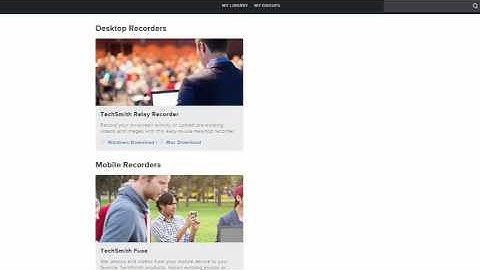 downloading installing techsmith relay recorder