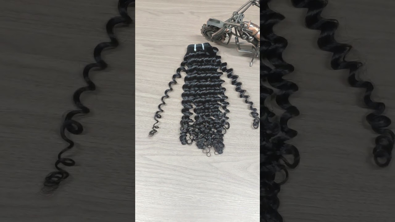 wholesale OnePlushair high quality deep curly wave human hair extensions.