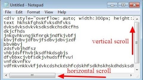 How to add Scroll bars to your site/blog posts