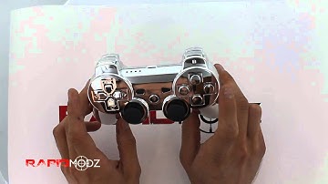 Chrome Playstation 3 Modded Controller