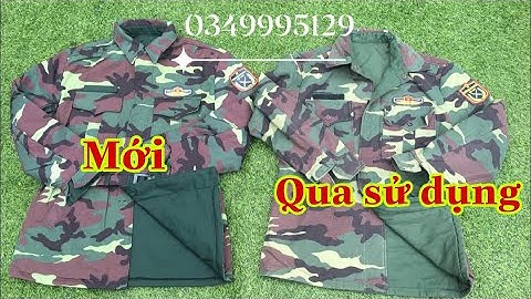 Áo bông k07 3 lớp 2 mặt .mẫu mới và qua sử dụng. giá rẻ