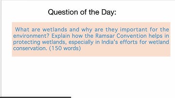 Scientist B and HPSC (assistant professor) Answer Writing Practice || Environmental Science