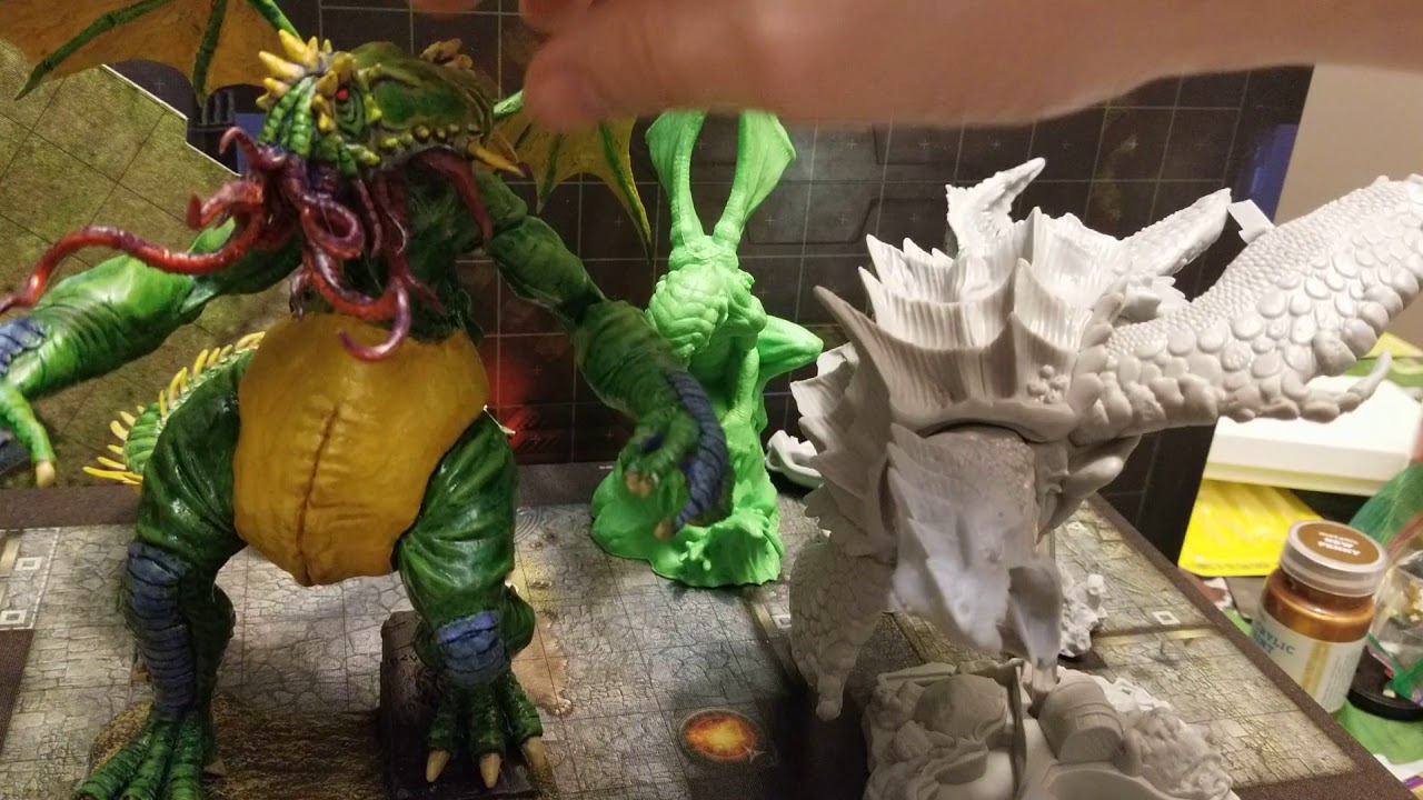 Reaper bones 4:Skeletal dragon and dragon turtle