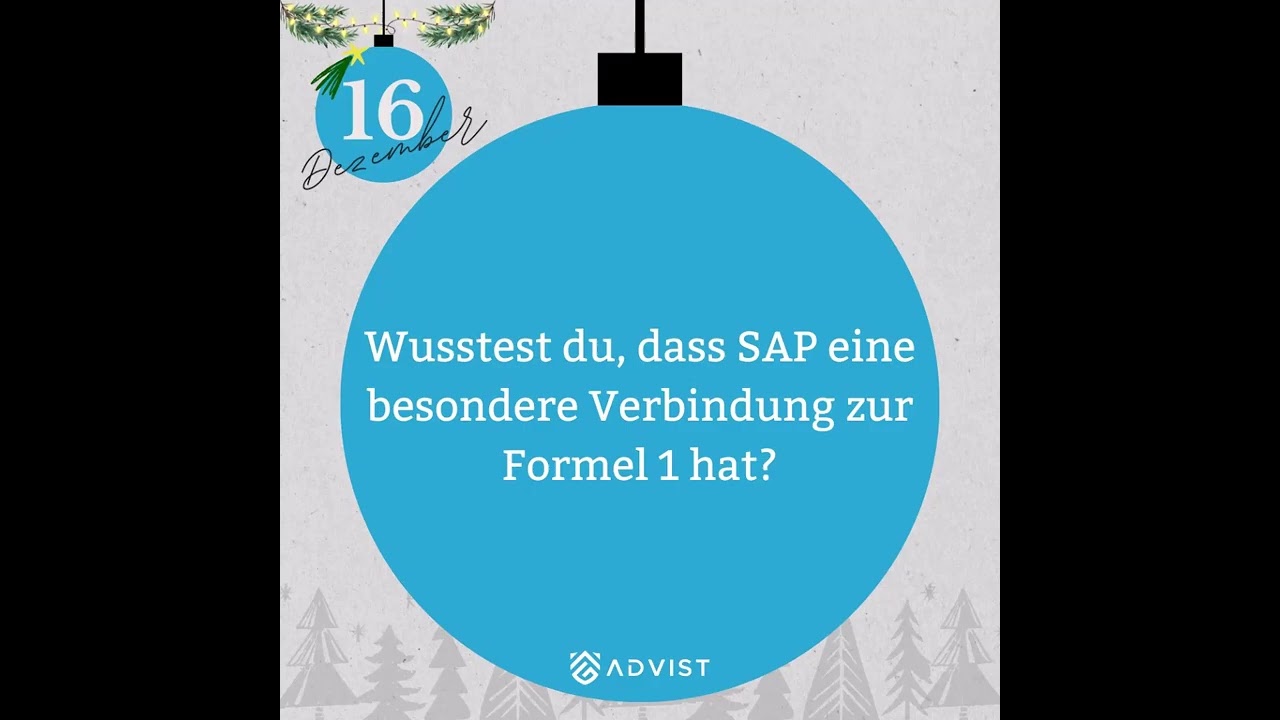 advist Academy Adventskalender 2024 | 16 