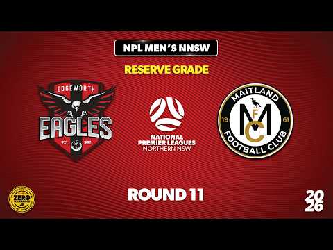 NPL Men's NNSW Reserve Grade Round 11 - Edgeworth Eagles v Maitland FC — football video