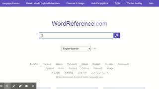 How to use WordReference.com