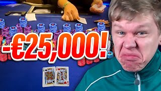 I lost €25,000 playing poker in France.