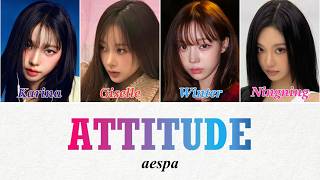 Attitude  Aespa