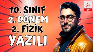 10.Sınıf fizik 2.Dönem 2.yazılı Soruları | Tüm Senaryolarla Prova Yazılı | 10.Sınıf Fizik 2024