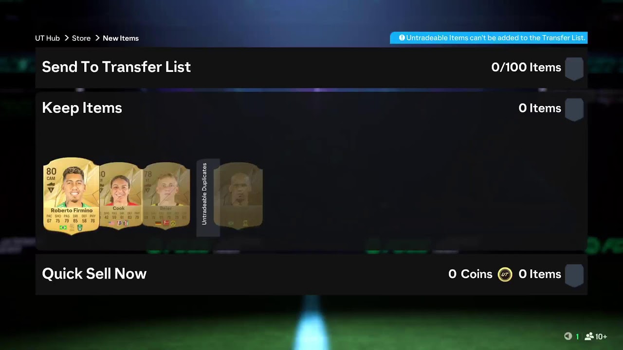 FC25 Futties objectives