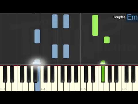 Marc Lavoine - Chère amie (piano facile) - YouTube