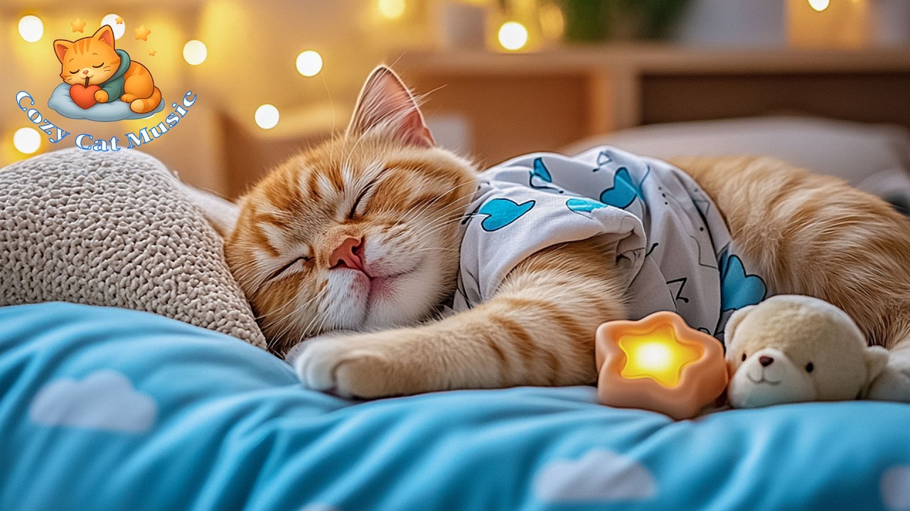 12 Hours of Cat Music 🐈 Peaceful Tunes for Anxiety, Healing Sleep and Relaxation 💖 Music for Cats