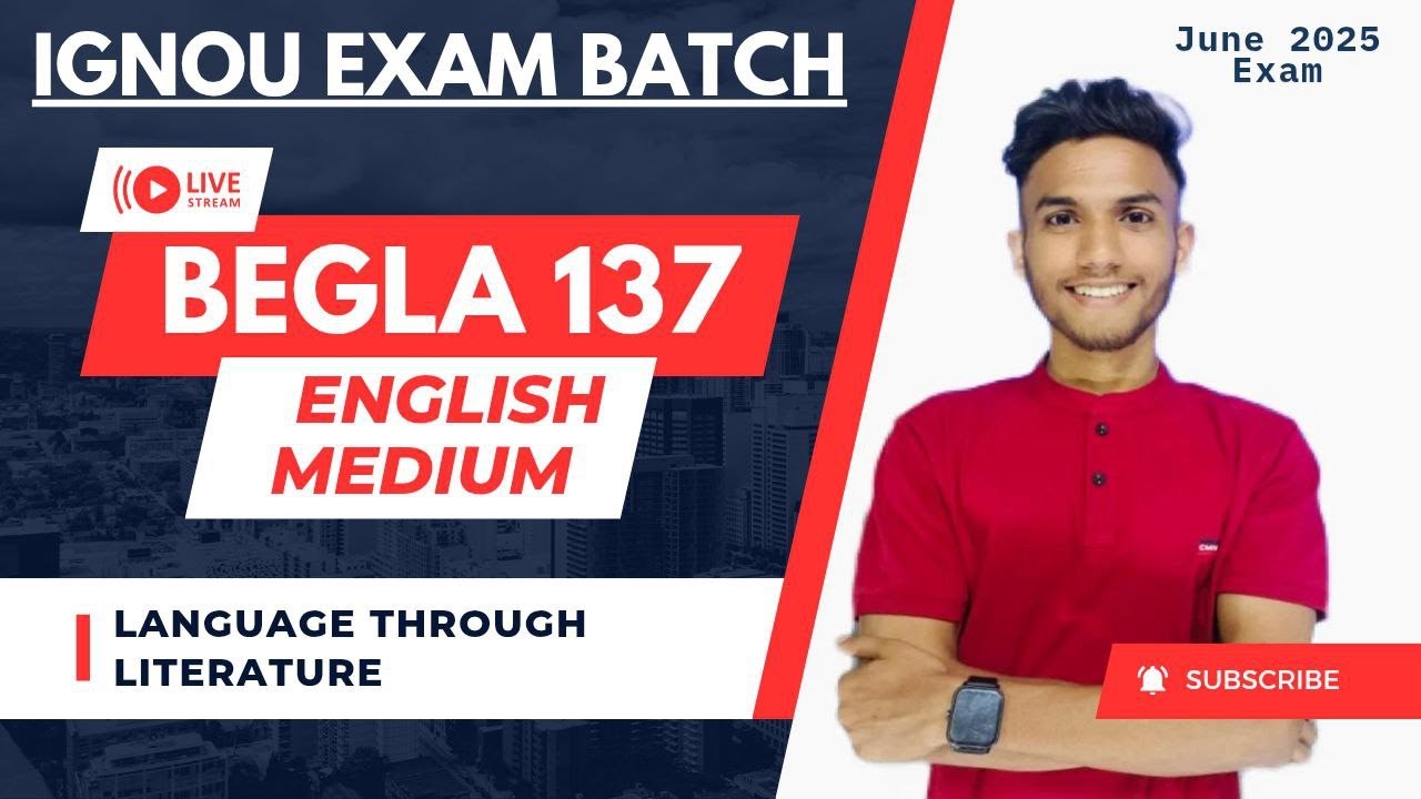 #37 BEGLA 137 | LANGUAGE THROUGH LITERATURE | ENGLISH IMPORTANT QUESTIONS MARATHON IGNOU WALAY