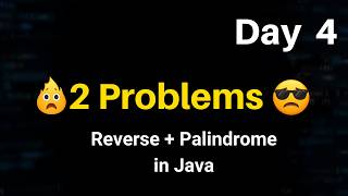 “2 Coding Problems in One Video 🔥 | Reverse & Palindrome (LeetCode)”