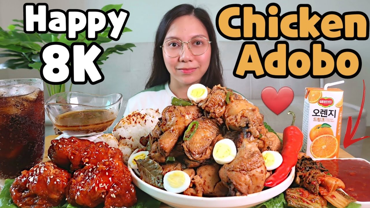 CHICKEN ADOBO MUKBANG Mukbang Philippines Chef Obang Shoutout YouTube