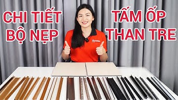 Phụ kiện nẹp nhôm trang trí khi thi công tấm ốp than tre | Nẹp nhôm chữ V, T, U, L, H led,chân tường