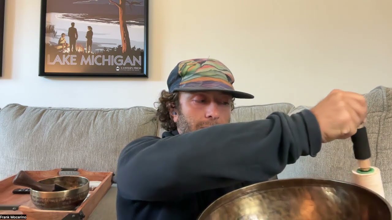 Frank Mocerino demonstrating the Jupiter Bowl with a striker