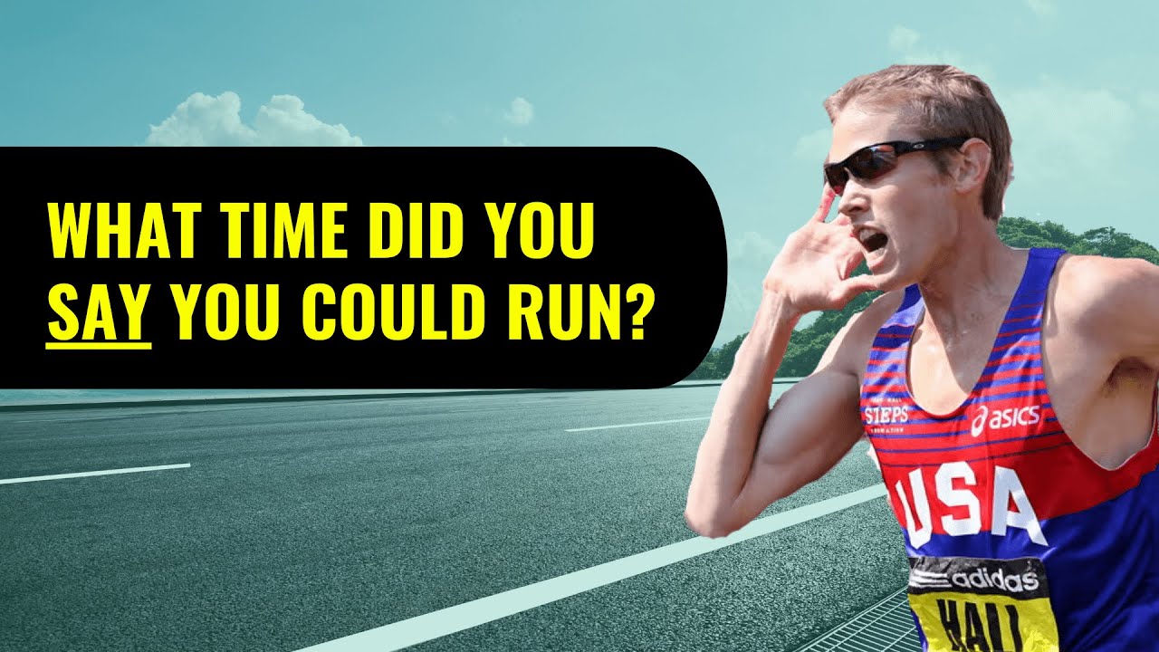 Pick the right goal time for your race...