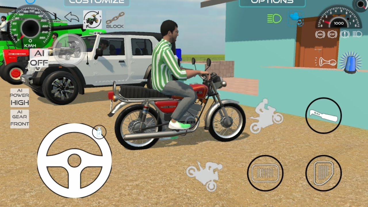 "Vintage Yamaha RX 100 Ride on the Farm 🏍️✨"