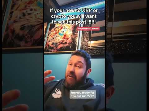 If your nre to xrp or the crypto market you will want to see this so your ready for the next bull