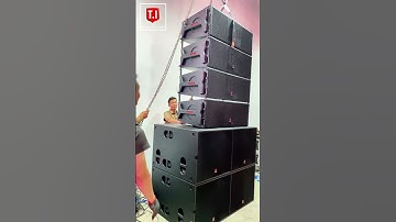 LA212P Dual 12” 3-Way Active Line Array System Setup #dj #music #linearray #tiproaudio