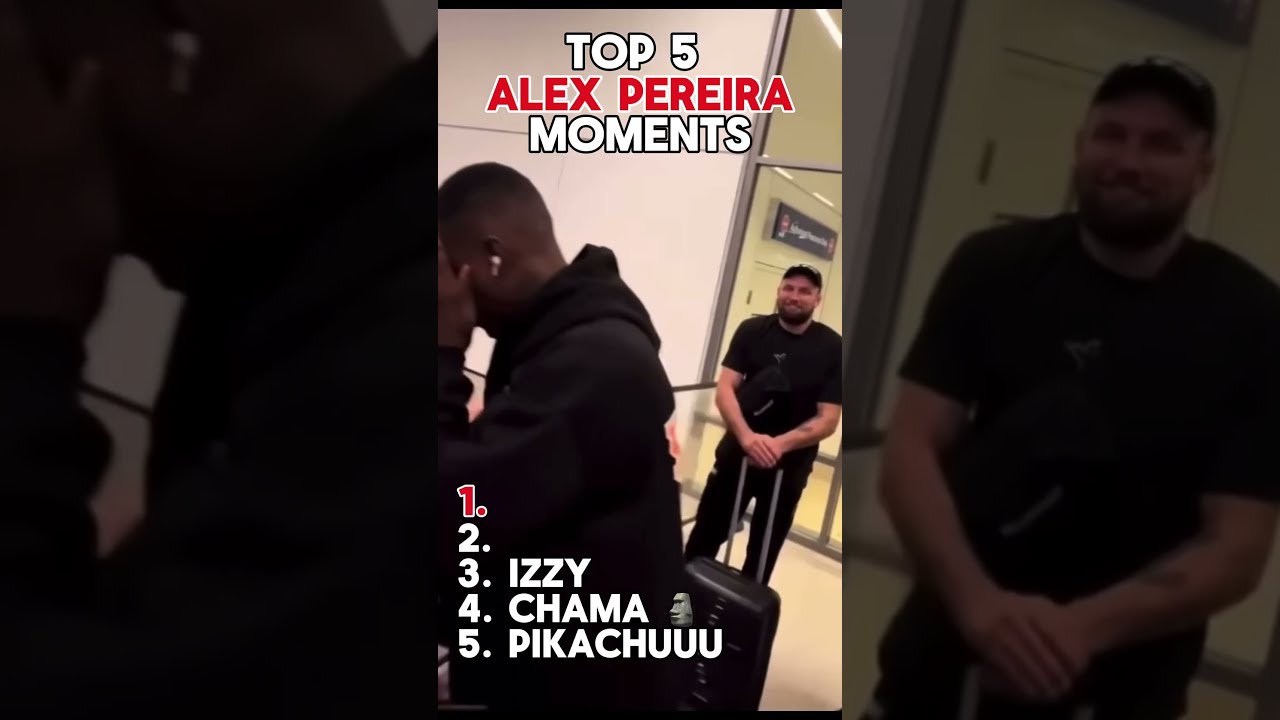Top 5 Alex Pereira Funny Moments The Fight Club