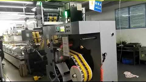 DYM New nonstop waste collector system working with customer printing machine