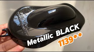 Samurai Paint 1139** Metallic Black #1139 #metallicpaint #samuraipaint