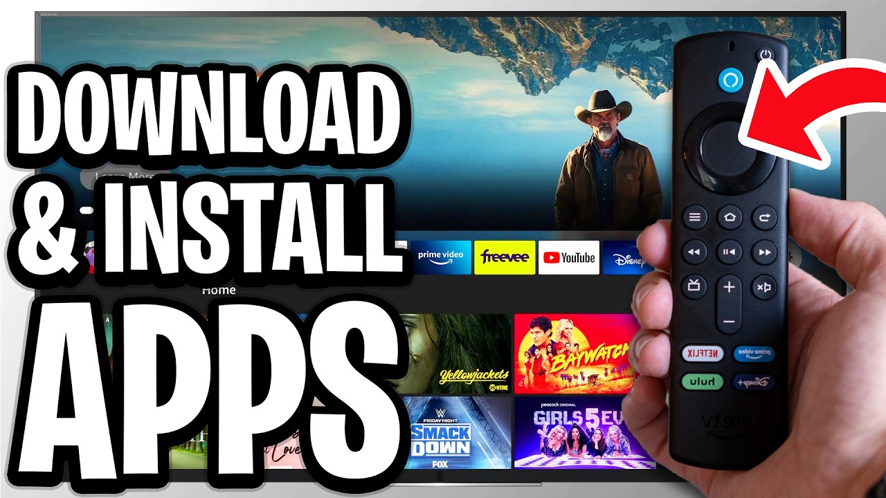 FireStick 4K Max: How to Download & Install Apps - Full Guide - YouTube