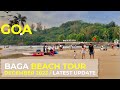 Goa  baga beach tour  december 2023  goa current situation  goa weather  goa vlog 2023 