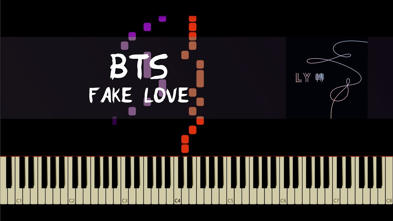 BTS Fake Love Piano Tutorial by Amadeus (Synthesia) YouTube