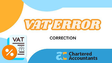 VAT Error Correction