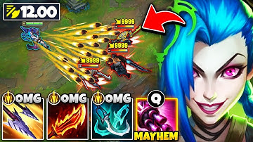 Jinx with 12.00 attack speed is beyond ridiculous... (NEW WORLD RECORD)