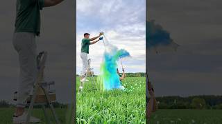 Amazing tutorial with umbrella 💚💙