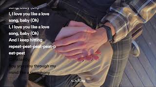 Love You Like A Love Song - Selena Gomez [Speed up] [Lyrics]