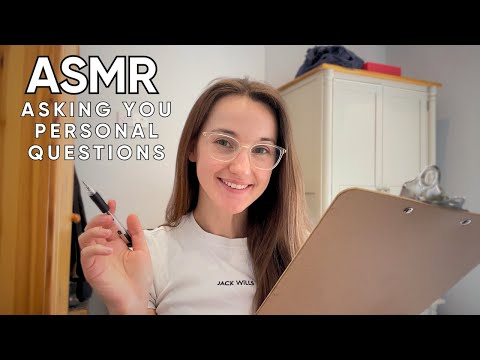 ASMR Asking You Extremely Personal Questions (Soft Spoken)