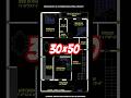 🏡 30×50 House Plan | Perfect Family Home Design #houseplan