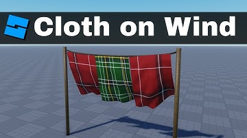 Wind Dynamics on a Cloth! | Roblox WindShake/Blender tutorial