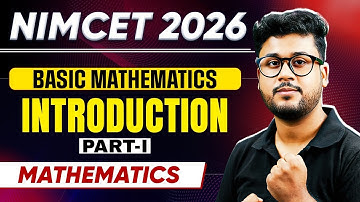 Basic Mathematics (Inequalities) Part 1 | NIMCET 2026 | Mathematics #nimcet
