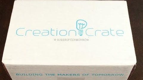 Creation Crate March 2016 Unboxing + Coupon  @CreationCrate