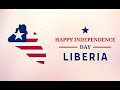 Happy liberian independence day