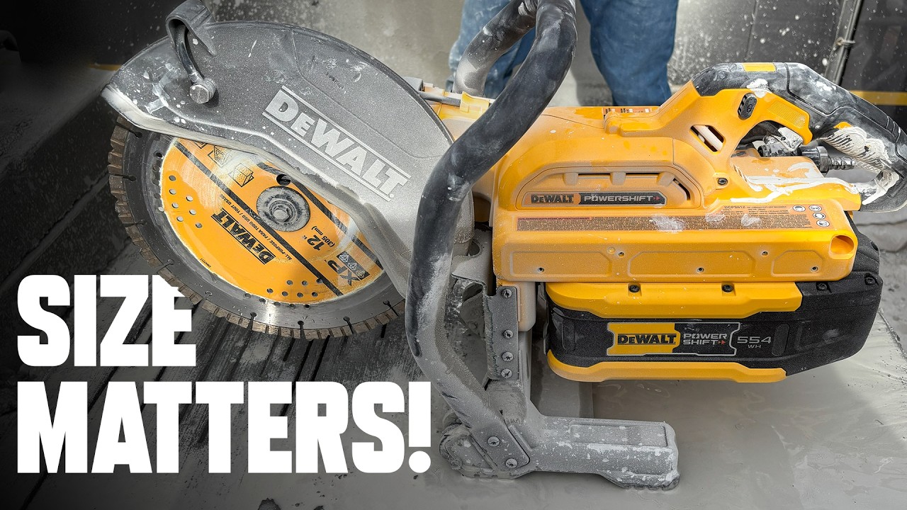 DeWalt Powershift 12" Cut-Off Saw vs Milwaukee MX FUEL 14"  | First Look DCPS612