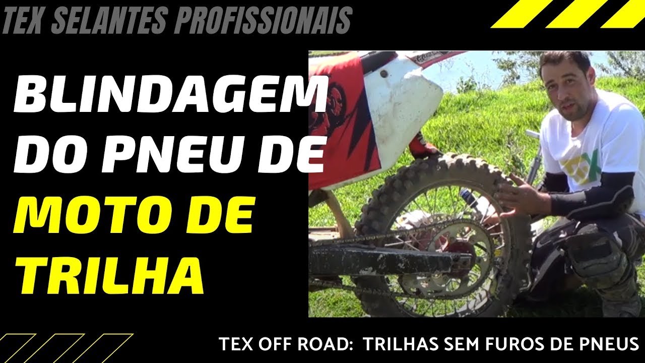 Vídeo: Como Blindar Pneu De Moto De Trilha  - 3° Mundo Lojista Tex