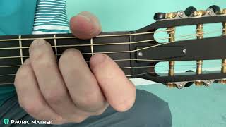 How to change guitar chords quickly and smoothly - C to Barre Chord F
