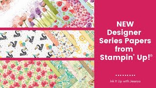 NEW Designer Series Papers from Stampin Up! January 2020