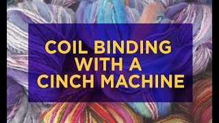 Using a Cinch to Bind a notebook journal