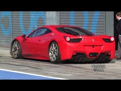 Ferrari 458 Challenge Exhaust Note - Start, Accelerations and Downshifts!!