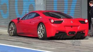 Ferrari 458 challenge amazing engine sound on the track with start up,
revving, accelerations, fly bys and loud downshifts! "like" my
facebook page: http://w...