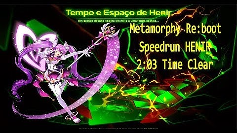 [Elsword INT] Henir Challenge / Re:boot Metamorphy  / 2:03 time Clear SPEEDRUN
